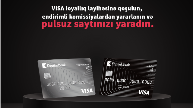 Kapital Bank Visa kartlarına endirim verən partnyorlara əlverişli imkanlar təqdim edir 